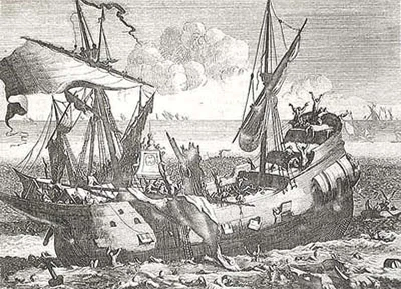 Ongelukkige Voyagie van Michiel Heberer. . . an Asia en Africa, in het Jarr 1582 - Image 4 of 4