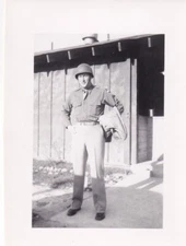 Original WWII Photo NAMED LIEUTENANT GENERAL HEADQUARTERS GHQ RESERVE PATCH 686