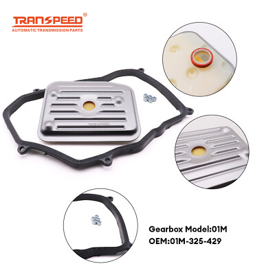 01M-325-429 01M Transmission Oil Filters Pan Gasket for VW Beetle EuroVan Audi