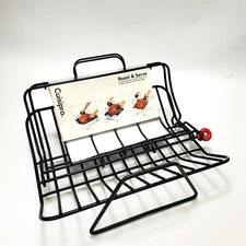 NOS Cuisipro 746788 Roasting Rack Stainless Steel New Roast And Serve 12" x 14"