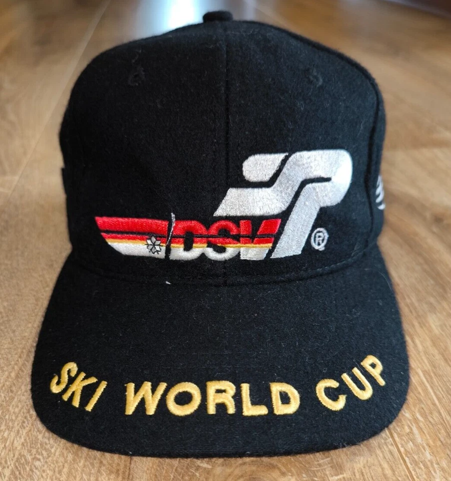 Deutscher Skiverband DSV Asociación Alemana de Esquí Gorra de Lana De Colección Raro Oficial Foto 3 de 4