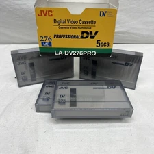 JVC LA-DV276PRO 276 Min Full Sz DV Video Cassette sealed Qty 4