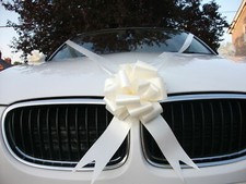 Wedding Car Waterproof Poly Ribbon  DIY Pullbow Kit or Ribbon Only Colour Choice