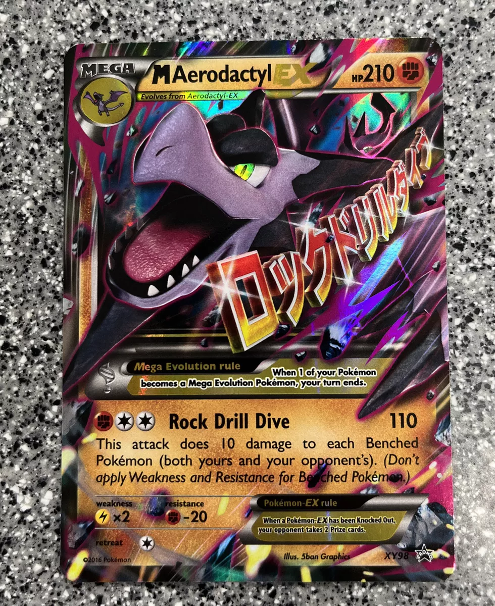  Pokemon - Mega-Aerodactyl-EX (XY98) - XY Black Star Promos -  Holo : Toys & Games