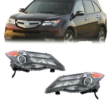 Left+Right Side Pair For Acura MDX 2007-2009 HID Headlights Headlamps Projector