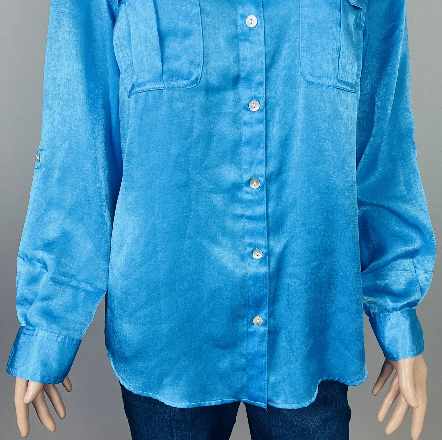 Ruby Rd Women’s Long Sleeve Button Down Collared … - image 3