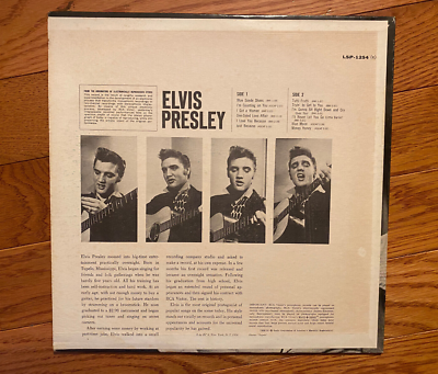 Elvis Presley - Self Titled Debut LP RCA Victor LSP-1254 (e) 1962
