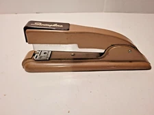 Vintage - Swingline 27 Stapler - Art Deco Design - Brown - Metal - Made in USA