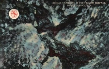 Postcard FL Silver Springs Bridal Chamber 80 feet below DB Vintage PC L1220