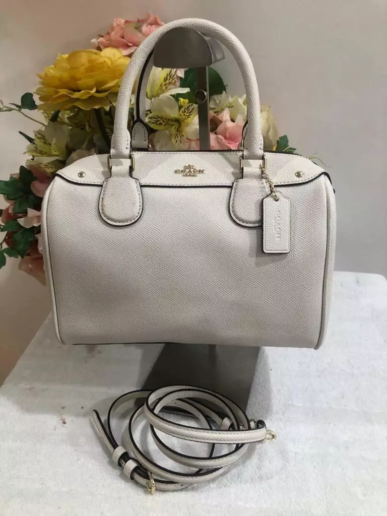 Coach Off White Leather Mini Bennett Satchel Coach