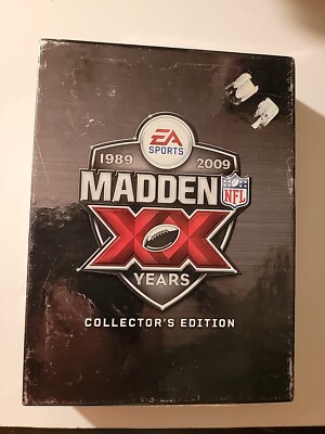 XBOX EASports 1989 - 2009 MADDEN XX Years Collector's Edition 3 Discs Rated E