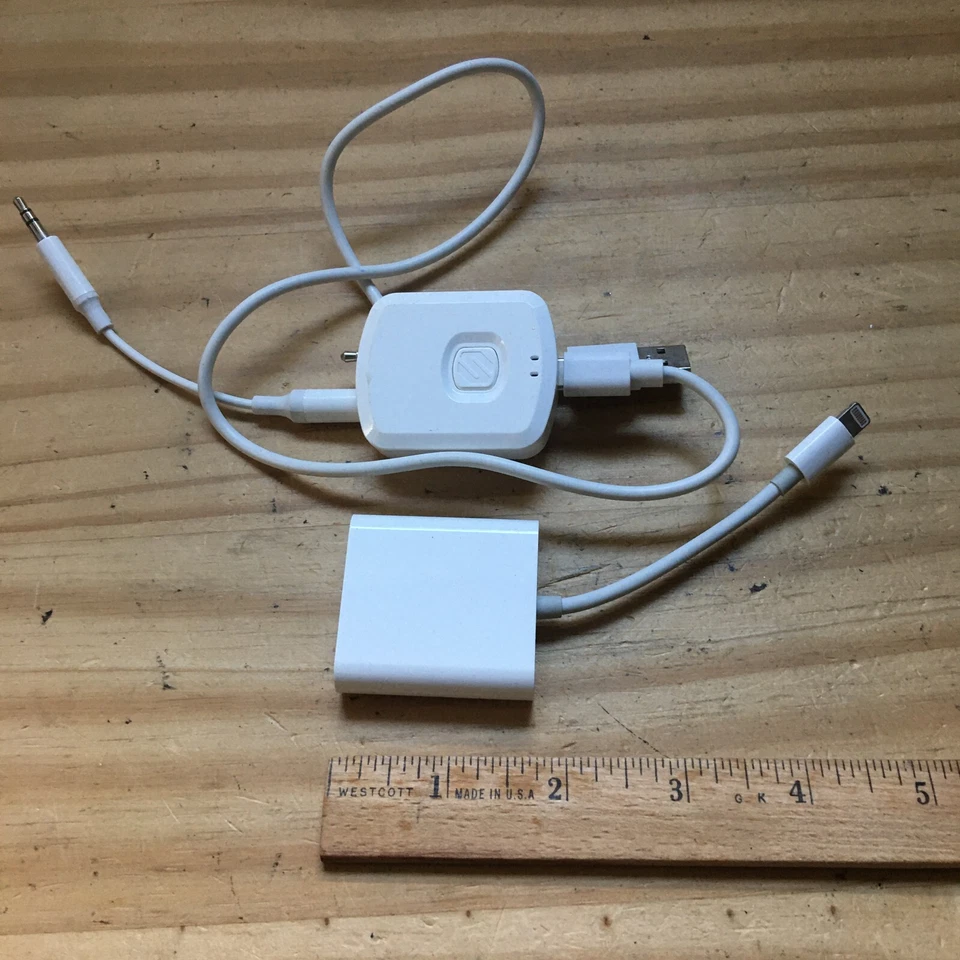 Scosche BTT Bluetooth Wireless Transmitter & Lightning to USB Camera Adapter - Image 3 of 4