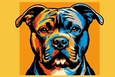Retro Blechschild PIT BULL PITBULL 30 x 20 cm Metallschild Vintage (2898)