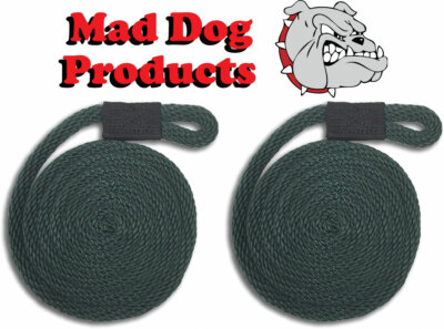 Forest Green Boating Fender Line - 3/8'' x 8' - Sold in Pairs - Made in the USA