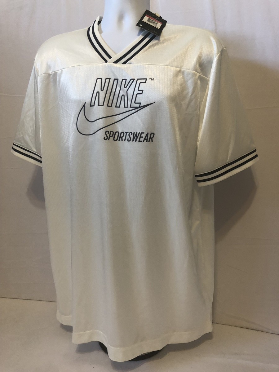 Nike Men's Sz M Archive Woven Sportswear Relaxed Jersey Black T