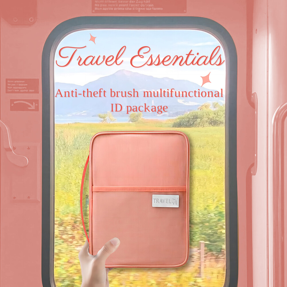 Waterproof Passport Holder Travel Document Wallet RFID Bag Family Case