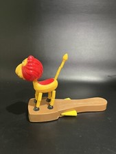 Vintage Lion Push Paddle Puppets Collapsing Toys British Patent Thumb Puppet