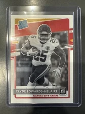2020 Panini Optic Clyde Edwards-Helaire RC Black & White Variation SSP Chiefs