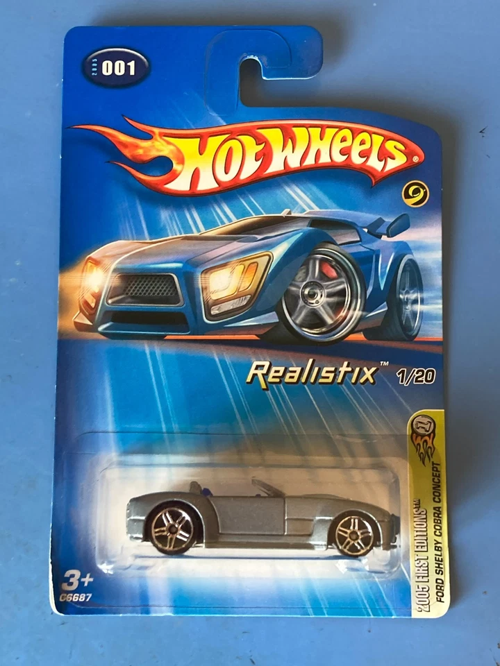 Hot Wheels 2005 FIRST EDITION FORD SHELBY COBRA CONCEPT Realistix 1/20 - Image 3 of 4