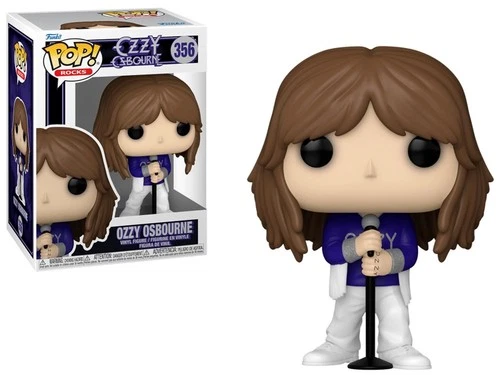 Funko Pop! Rocks: Ozzy Osbourne White Fringe Outfit #356 Black Sabbath - Vaulted