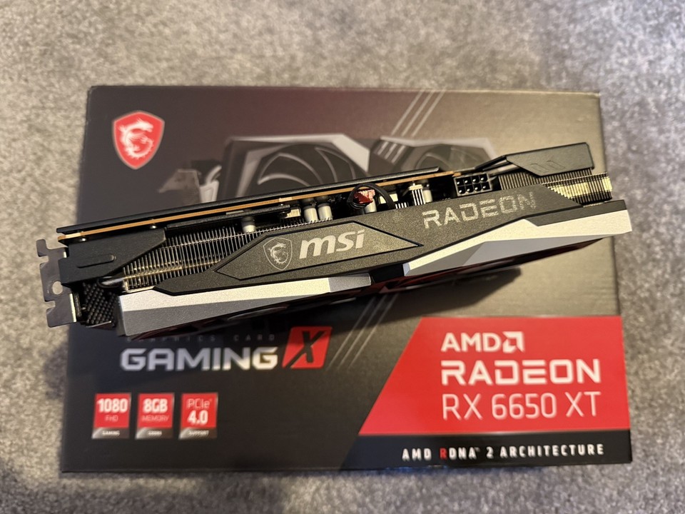 MSI AMD Radeon RX 6650 XT Graphics Card. Hardly used. | eBay UK