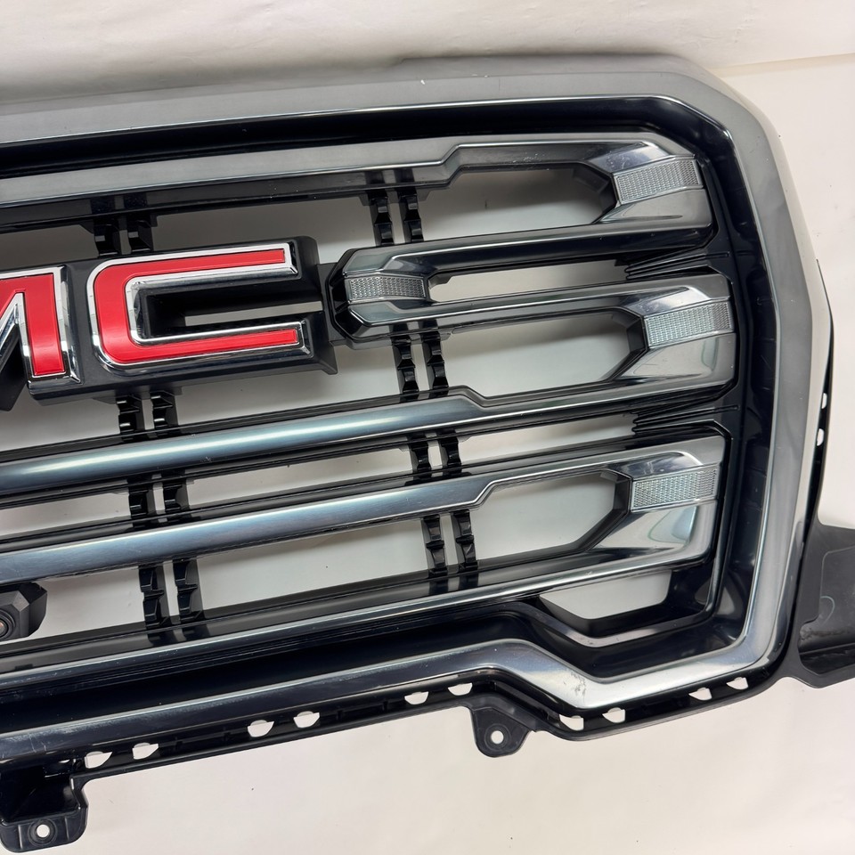 OEM 2020 2021 2022 GMC Sierra 1500 AT4 Front Grille Nightrider Chrome ...