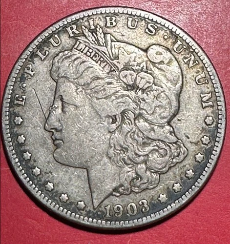1903S US Morgan SILVER Dollar! Low Mintage! Semi Key Date! Choice FINE Details!