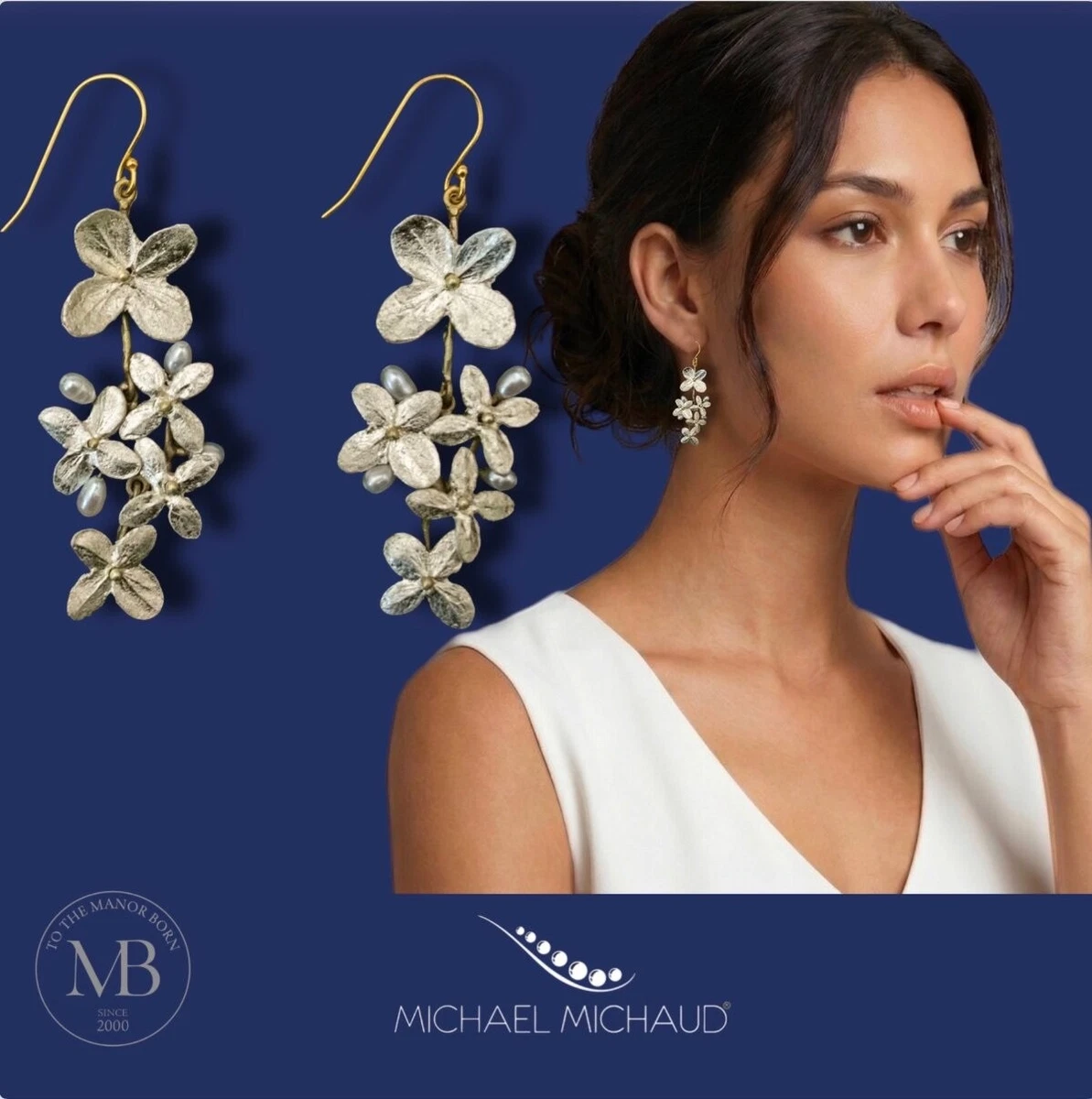 Flowers & Plants White Dangle/Drop Fashion Earrings for sale | eBay
