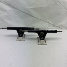 Z-FLEX Black Skateboard  Long Board Trucks Black And White 9.75”