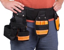 Internet  s Best Tool Belt Carpenter Apron - 10 Pockets - Quick Release Wor