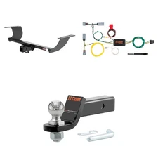 CURT Tow Package Trailer Hitch Wiring Harness 45036 Ball Mount Pin & Clip, 13093