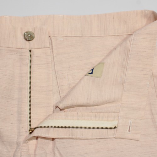 Italo Ferretti NWT Chino / Bermuda Shorts Size XL Light Orange Cotton & Linen - Picture 4 of 11