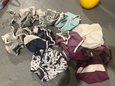 lot of 9 large thirsties diaper covers