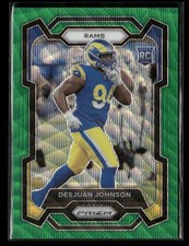 2023 Panini Prizm #356 Desjuan Johnson Green Wave Los Angeles Rams