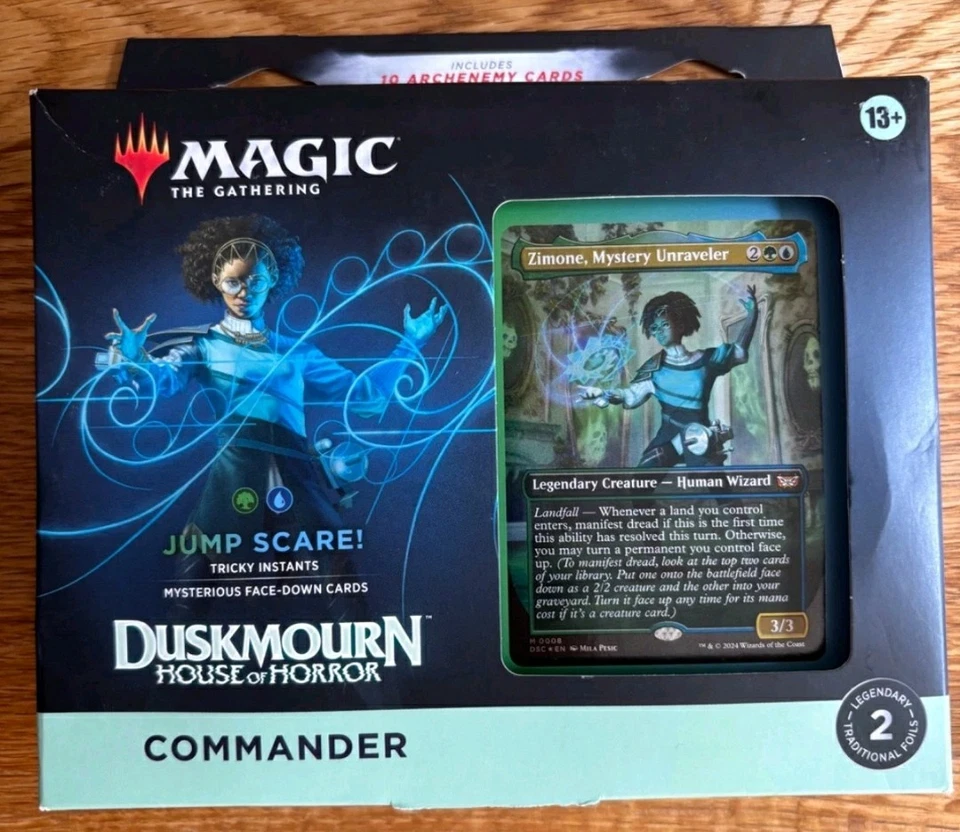 Magic The Gathering: ¡Salta susto! - Duskmourn - Mazo Comandante Sellado - Magic The Gathering