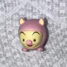 NEOPET PETPET SNORKLE PINK  YELLOW PIG SUPER TINY MINI 0.5  FIGURE RARE 