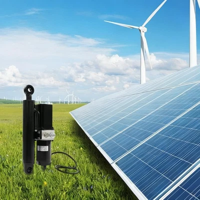 CNCEST Heavy Duty Electro-Hydraulic Actuator 8" Stroke 4409 lbs Lift 12V 800W