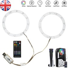 USB LEDs RGB Ring Light Strip with Remote Control for Playstation 5 PS5 Consoles