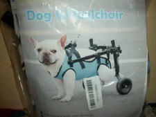 Dog Wheelchair Rear Legs, Baby Blue, size Medium Partial Assembly required NEW 