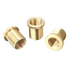 3 Pcs Gear Shift Knob Thread Adapter Nut Insert M10x1.5-M12x1.25
