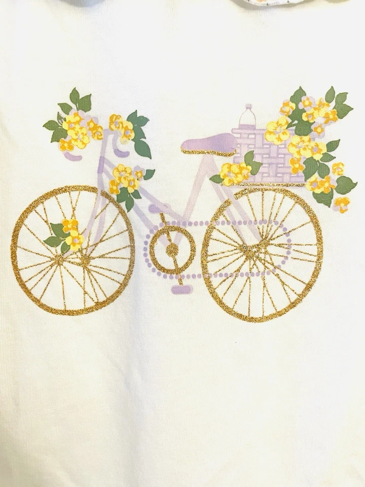 Conjunto de 3 piezas de moño con banda para la cabeza talla 6X mezcla de algodón multicolor Little Lass Girls Foto 2 de 4