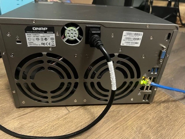 QNAP Network Attached Storage TS-869 Pro 8-BAY RAID NAS SERVER No Key 9tb - Image 2 of 4