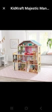 KidKraft Majestic Mansion Wooden Dollhouse with 34 Accessories, Elevator  Garage