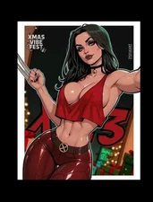 2.5x3.5" Aceo Print HD Mini Photo Cartoon Waifu Princess Chrismas, X-23