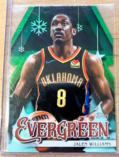 Jalen Williams #EV-JW 2025-26 Topps Holiday Evergreen