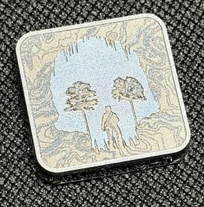 TAD Triple Aught Design, mini patch ranger eye cat eye Skull Cave in Titanium