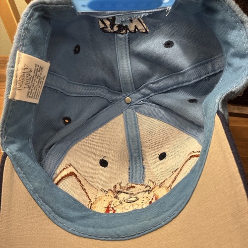Casquette snapback vintage 1993 Taz UNC talons goudronnés Looney Tunes Warner Bros rare - Photo 8/10
