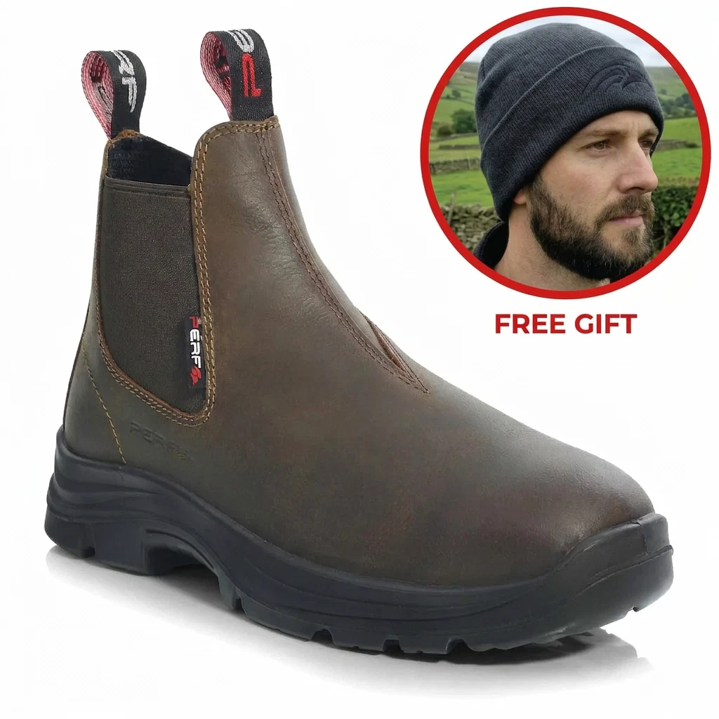 Perf - Country Kids Dealer - Waterproof Leather Soft Toe Walk Dealer Farm Boots
Opens in a new windo