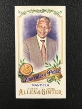 2016 Topps Allen & Ginter #LP-2 Nelson Mandela Mini Laureates of Peace President