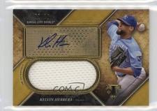 2017 Topps Triple Threads Unity Jumbo Relics Gold 7/25 Kelvin Herrera Auto 1ek2